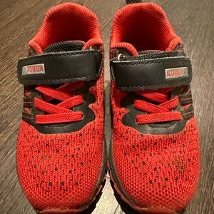 Kids Red and Black Sneakers